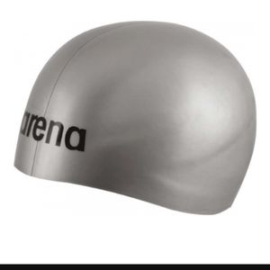 NEW! 3 pcs. Arena 3D Ultra Racing Swimcap, Silver